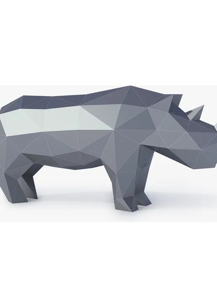 Low Poly Gergedan Oyuncak