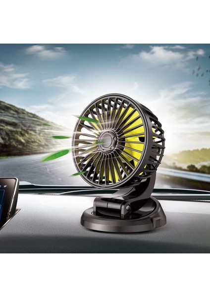 Araba 12V Pano Fanı Taşınabilir Ayarlayabilir ve Dönme Açısını Kamyon Soğutma (Yurt Dışından) fiyatları