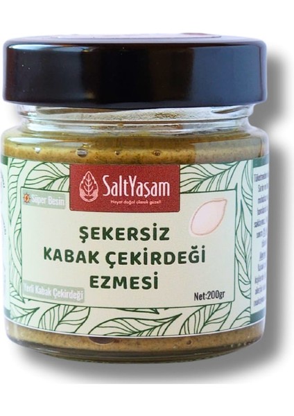 Salt Yaşam Kabak Çekirdeği Ezmesi 200 gr