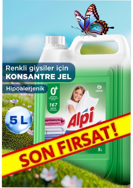 Color Sıvı Çamaşır Deterjanı 5 lt Color 167 Yıkama