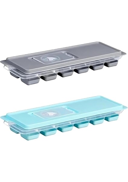 Adet Silikon Buz Kalıbı - 12 Hazneli Bas Parmak Buzluk Kalıbı