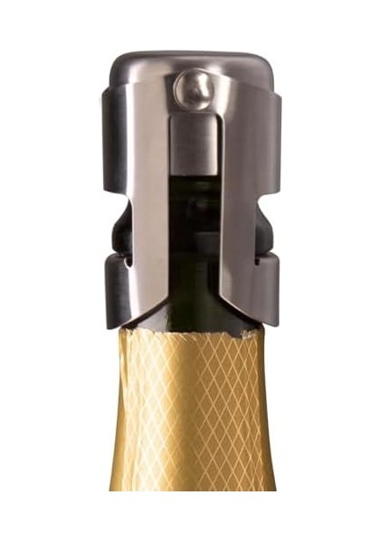 Vin Şampanya Durdurucu - Paslanmaz Çelik - Şampanya ve Şampanya Şişeleri İçin Vakum Kapağı - Tadı ve Kabarcıkları Korur fiyatları