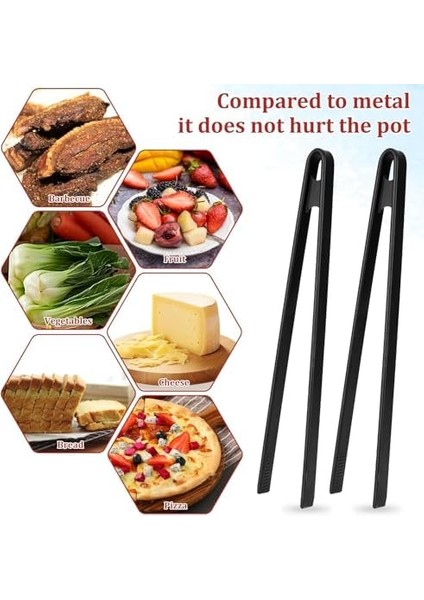 Home Silikon Maşa,silikon Cımbız Maşa,silikon Kaplamalı Mutfak Maşası,barbekü,kızartma ve Servis Için Maşa (1) fiyatları