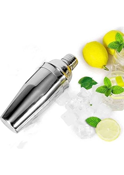 Çelik Kokteyl Shaker - Meyve Suyu Shaker - Kokteyl Karıştırıcı, 750 ml
