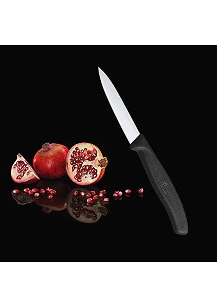 6.7603 Soyma Bıçağı, Unisex, Siyah, 8cm