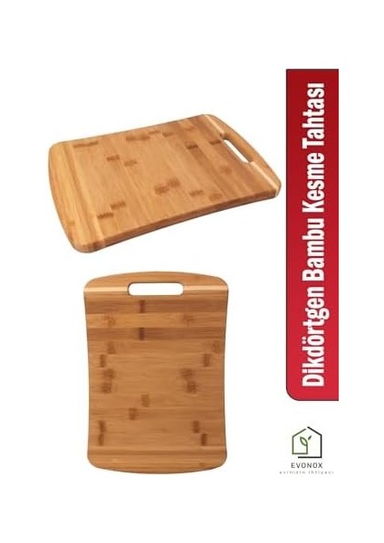 Bambu Kesme Tahtası Antibakteriel Yıkanabilir Doğrama Tahtası Dikdörtgen 34X24CM | Antibakteriyel ve Yıkanabilir Bambu Kesme Tahtası - Hijyenik ve Dayanıklı Doğrama Işleriniz Için Ideal fiyatları