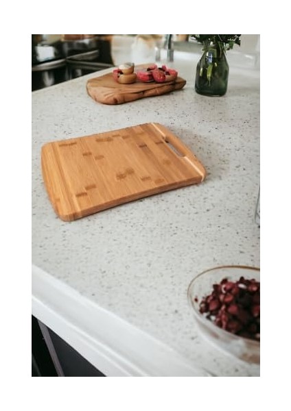 Bambu Kesme Tahtası Antibakteriel Yıkanabilir Doğrama Tahtası Dikdörtgen 34X24CM | Antibakteriyel ve Yıkanabilir Bambu Kesme Tahtası - Hijyenik ve Dayanıklı Doğrama Işleriniz Için Ideal modelleri