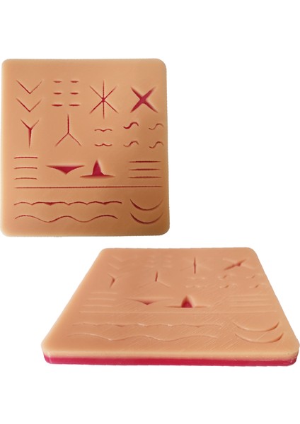 Esnek Dikiş Eğitim Seti Yumuşak Silikon 19X18 cm Doktor Dikiş Pedi fırsatları