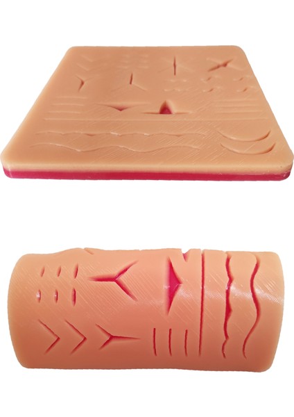 Esnek Dikiş Eğitim Seti Yumuşak Silikon 19X18 cm Doktor Dikiş Pedi indirimleri