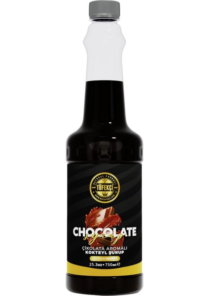 Tüfekçi Çikolata (Chocolate) Kokteyl, Kahve ve Pasta Şurubu 750 ml