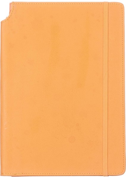 KN-502 Termo Suni Deri Not Defter, Turuncu