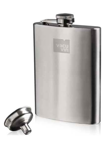 Vin Cep Şişesi ve Huni Fırçalanmış Çelikten modelleri