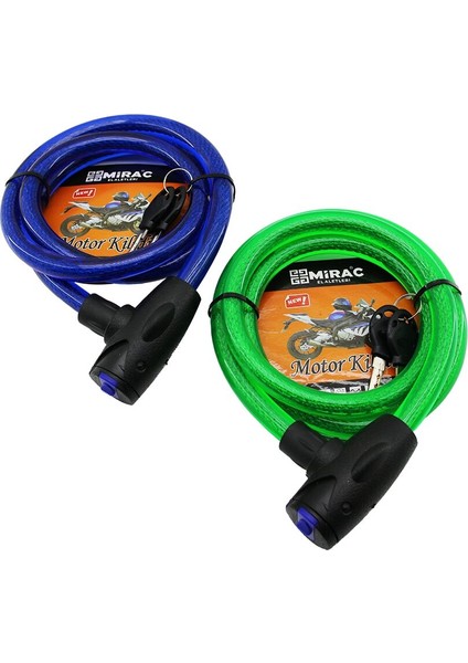 Anahtarlı Motorsiklet Kilit 18X150MM