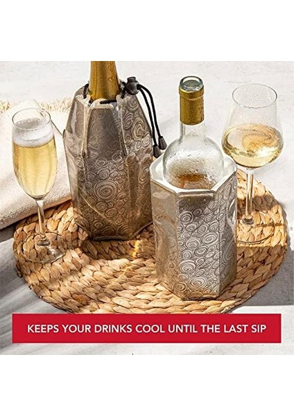 Vin Aktif Soğutucu Şarap & Şampanya Soğutucu Platin fiyatları