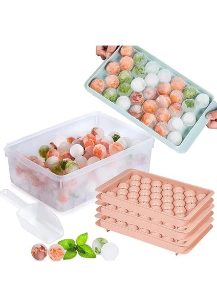 Küre Buz Kalıbı, 33 Hazneli, Yuvarlak, Kapaklı, Kokteyl Sunumu İçin modelleri