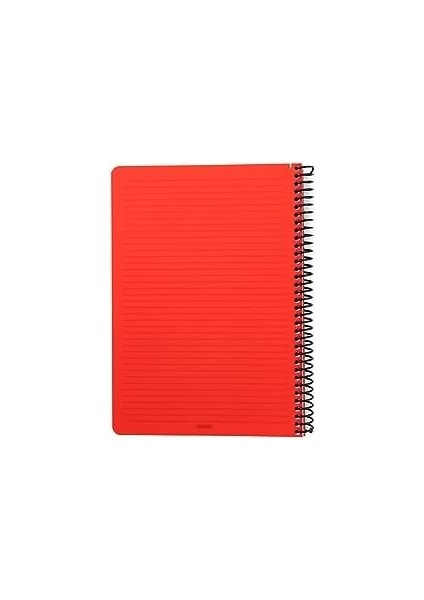 Infinity Primary Serisi, A4, 6 Konulu (3 Kareli, 3 Çizgili) 180 Yaprak Pp Kapaklı Spiralli Defter, Kırmızı modelleri