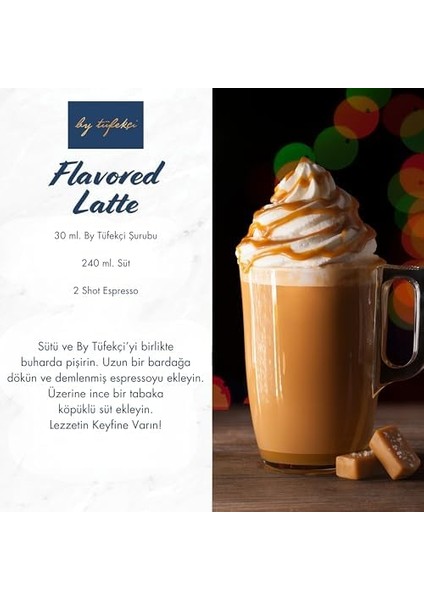 Tüfekçi Beyaz Çikolata (White Chocolate) Kokteyl, Kahve ve Pasta Şurubu 750 ml modelleri