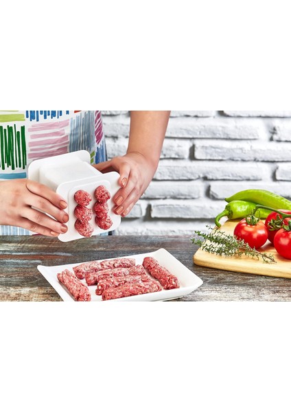 Kolay Tekirdağ Köfte Kalıbı ve Aparatı - Pratik Tekirdağ Köfte Yapma Aracı | Evde Mükemmel Şekilde Köfte Hazırlayın