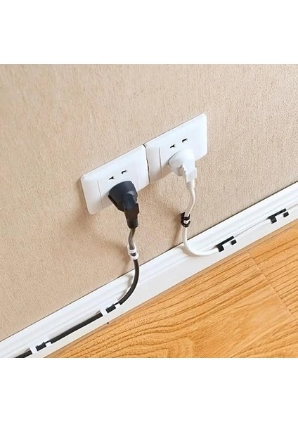 60 Adet Kablo Düzenleyici Kablo Sabitleyici Yapışkanlı Organizer Klips Seti modelleri