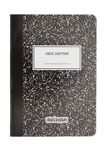 A5 Çizgili Okul Defteri, Siyah/beyaz, 40 Yaprak modelleri