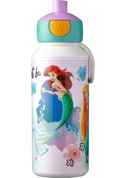 - Pop-Up Campus Içecek Şişesi, Su Şişesi, Okul Için Sızdırmaz Şişe, Tekrar Kullanılabilir, Bpa Içermez ve Bulaşık Makinesinde Yıkanabilir, 400 Ml, Princess