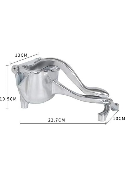 Katı Meyve Sıkacağı, Ağır Hizmet Tipi Tek Presli Limon Sıkacağı Premium Kalite Metal Alüminyum Alaşımlı El Sıkacağı Elma, Portakal, Üzüm, Greyfurt Için Meyve Sıkacağı