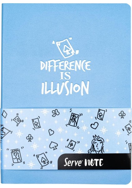 Note Defter 15 x 21 Çizgili Gök Mavi