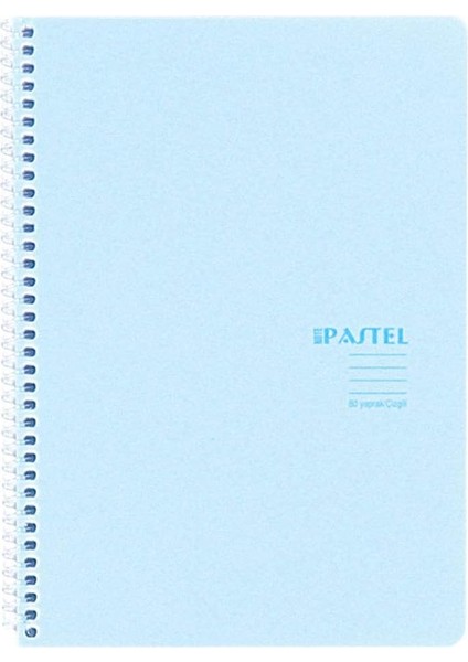Color A4 Düz 80 Yp. Pp Kapal Pastel Note Okul Defteri