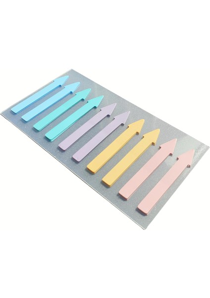 Şeffaf Renkli Yapışkanlı Not Kağıdı Işaret Şerit (Işaret 1)