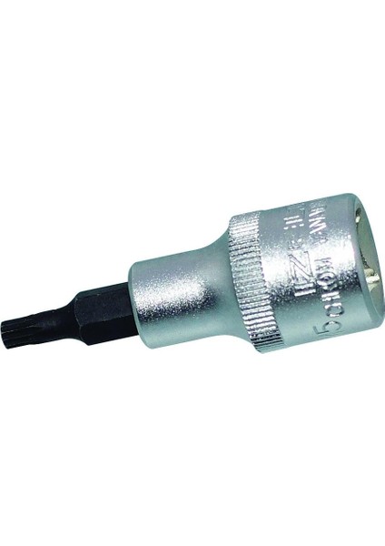 1114064010 M 10 1/2" On Iki Köşe Lokmalı Bits Uç Kısa (60 Mm), Krom, M10