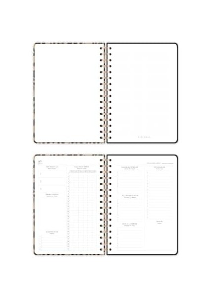 Spiralli Süresiz Planlayıcı Ajanda Leopar - 15X21 modelleri