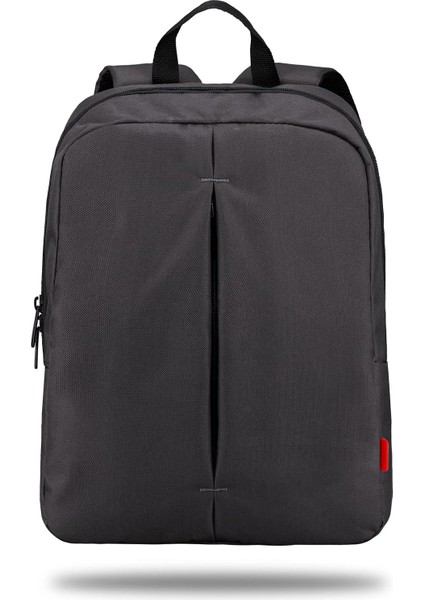 PR-R174 Roma Serisi Su Geçirmez Kumaş 17" Notebook Laptop Sırt Çantası, Gri