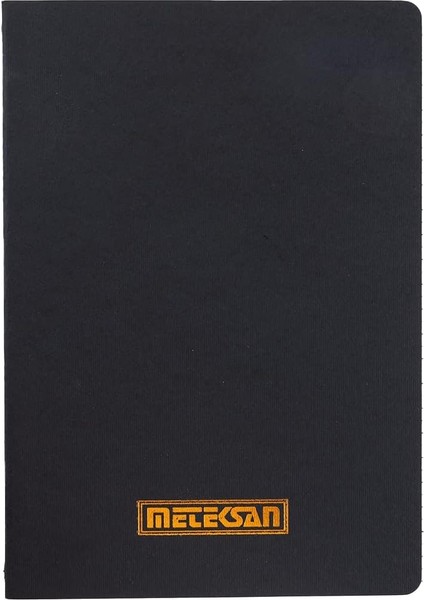 Notes 17X24 cm Karton Kapaklı Iplik Dikişli Defter, 32 Yaprak, Düz, Siyah