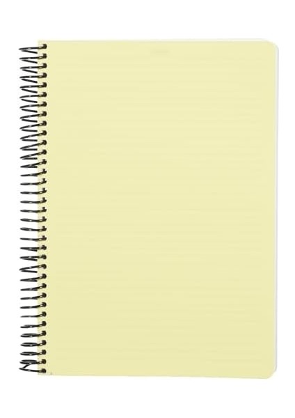 Infinity Pastel Serisi, A4, 7 Konulu (5 Kareli, 2 Çizgili) 210 Yaprak Pp Kapaklı Spiralli Defter, Sarı fiyatları