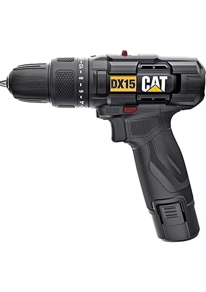 DX15 12VOLT/2.0AH Li-Ion Profesyonel Şarjlı Darbeli Matkap, Siyah/sarı