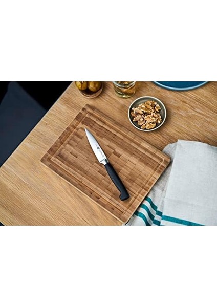Four Star Soyma Doğrama Bıçağı, Paslanmaz Çelik, Siyah