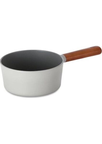 Fika Cam Kapaklı Alüminyum Döküm Sos Tenceresi 18CM Gri