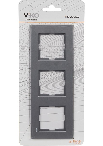 Novella Füme Üçlü Çerçeve