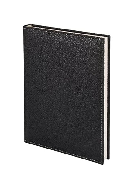 4912 Defter 17X24 Cm. Kareli̇ 160 Yapraklı Suni Deri Hilton Desen Kapaklı Siyah, Siyah fiyatları