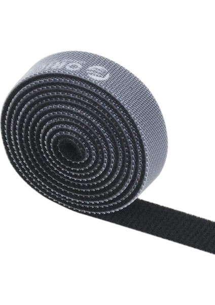 Kablo Düzenleyici Cırt Bant Siyah, 1 Metre, Cbt-1s