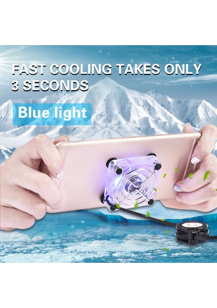 Taşınabilir Cep Telefonu Soğutucu USB Soğutma Pedi Fan Dilsiz Radyatör Kontrolörü Isı Emici Tablet Bilgisayar Için (Yurt Dışından)