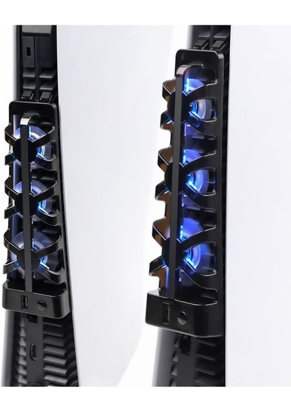 Ps5 Soğutucu LED Işıklı Sessiz Fan Soğutucu Usb3.0 Radyatör Isı Emici Ps5 TP5-1523E
