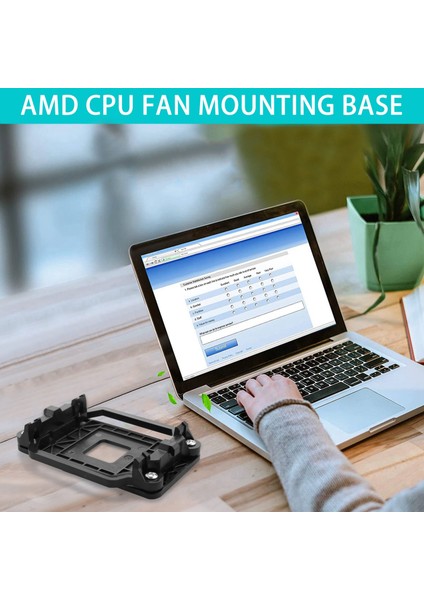 Amd Am2 Am3 Soketi Için Cpu Fan Tabanı Siyah Plastik (Yurt Dışından)