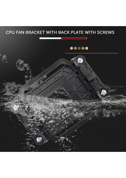 Amd Am2 Am3 Soketi Için Cpu Fan Tabanı Siyah Plastik (Yurt Dışından)