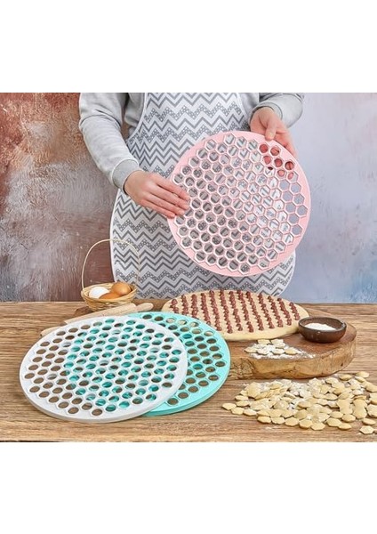 Mantı Yapıcı, Köfte Kalıbı, Pelmeni Yapıcı Kalıp Pelmeni Et Köfte Yapıcı 61 Delik (Beyaz) fiyatları