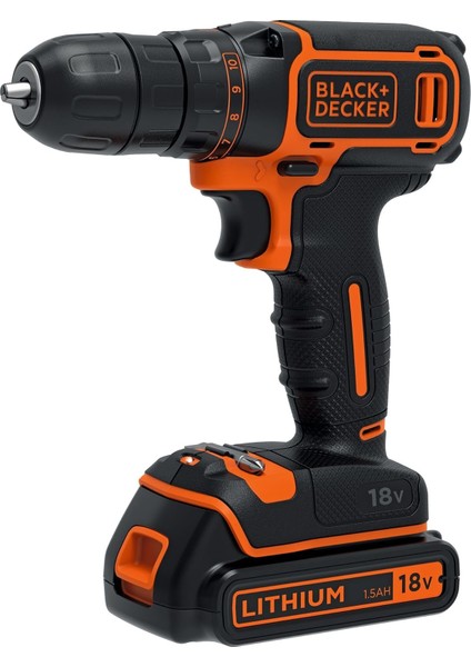 BDCDC18 Şarjlı Darbesiz Matkap, 18V, Çok Renkli