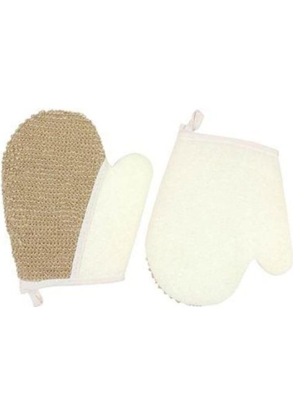 Sisal Eldiven Lif Kese Kahverengi