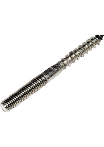 Saplama Ahşap Ağaç Vidası Ahşap Vida Montaj Vidası Trifon Vida Metrik 8 Çap 8 mm 2 Adet