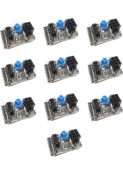 10 Adet Şasi Fanı Pwm Hub Hız Kontrol Cihazı Yüksek DC12V 3pın/4pın Masaüstü Bilgisayar Soğutma Fanları Splitter (Yurt Dışından)