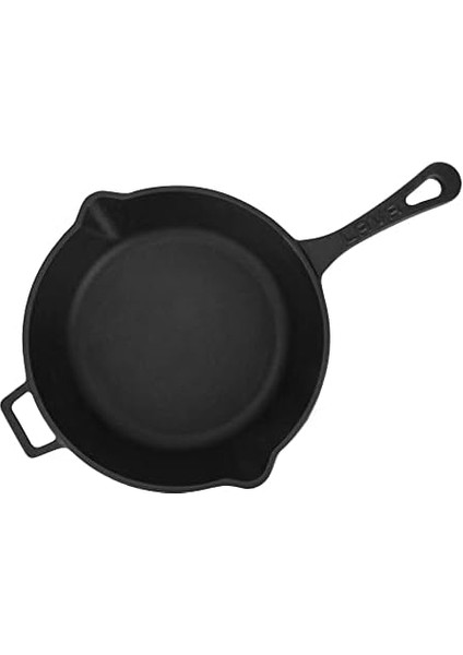 Döküm Yuvarlak Kızartma Tavası Döküm Demir Yekpare Saplı. ÇAP(Ø)24CM